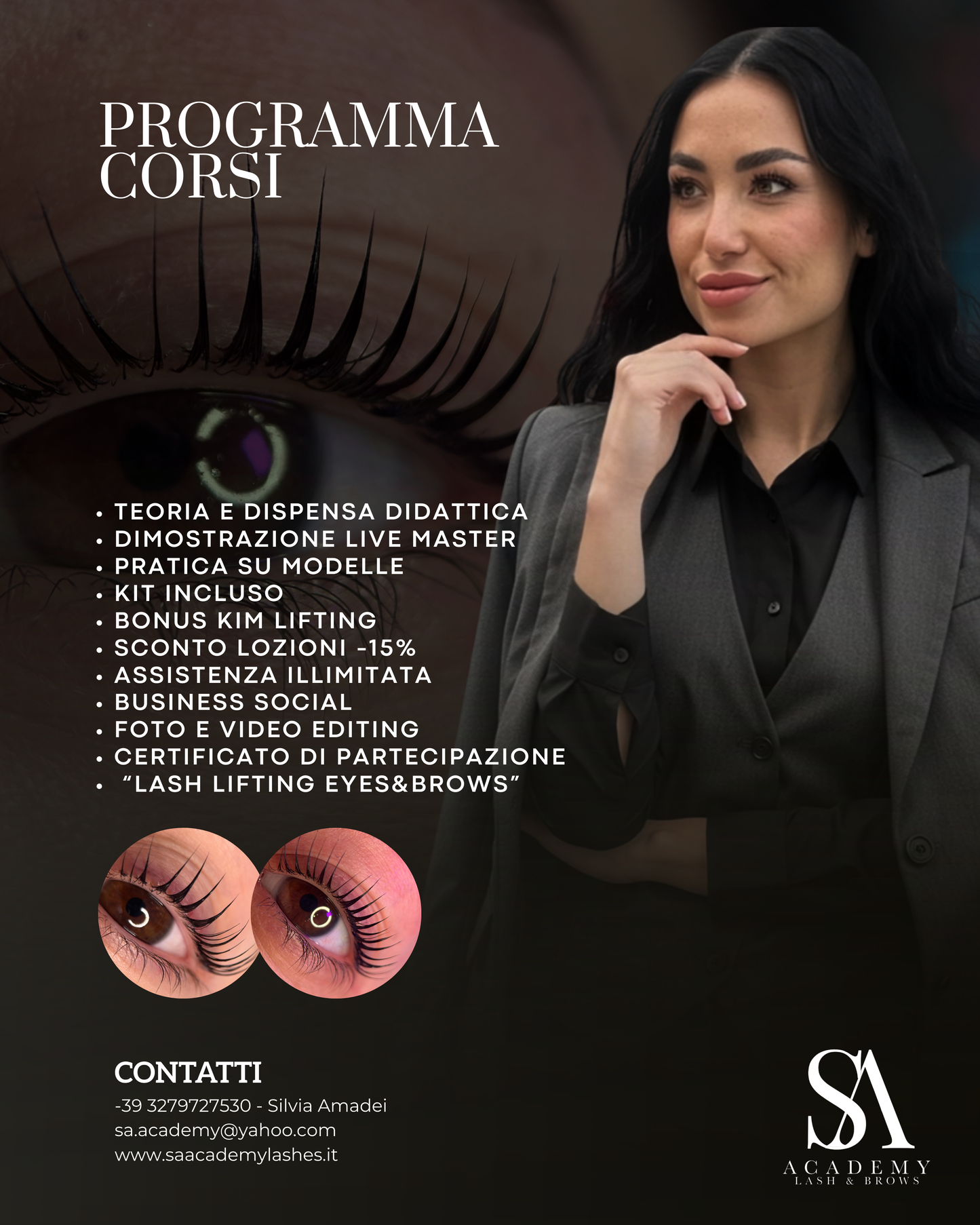 CORSO LAMINAZIONE CIGLIA E SOPRACCIGLIA