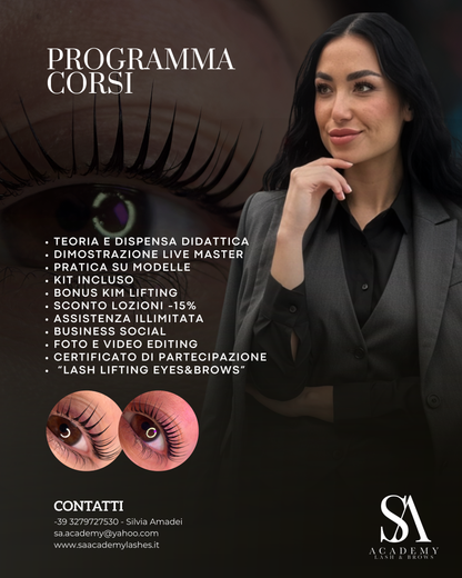 CORSO LAMINAZIONE CIGLIA E SOPRACCIGLIA